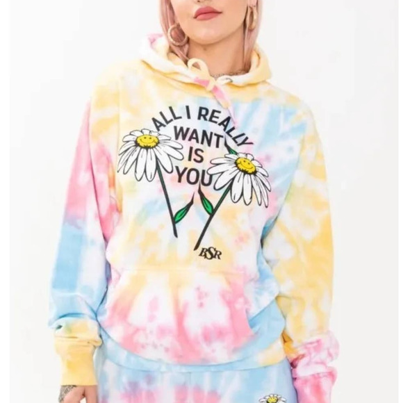 NIP REVOLVE BSR Samii Ryan Hoodie Size Small All I Really Want Is You - Picture 1 of 10